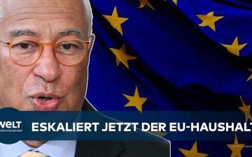 EU-Flaggen vor dem Berlaymont-Gebäude in Brüssel – Streit um den EU-Haushalt und den mehrjährigen Finanzrahmen