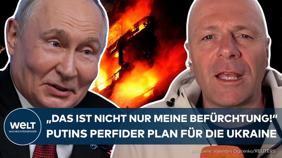 Ukraine Energieinfrastruktur – Zerstörtes Umspannwerk in der Ukraine nach russischem Angriff auf die Energieinfrastruktur im…