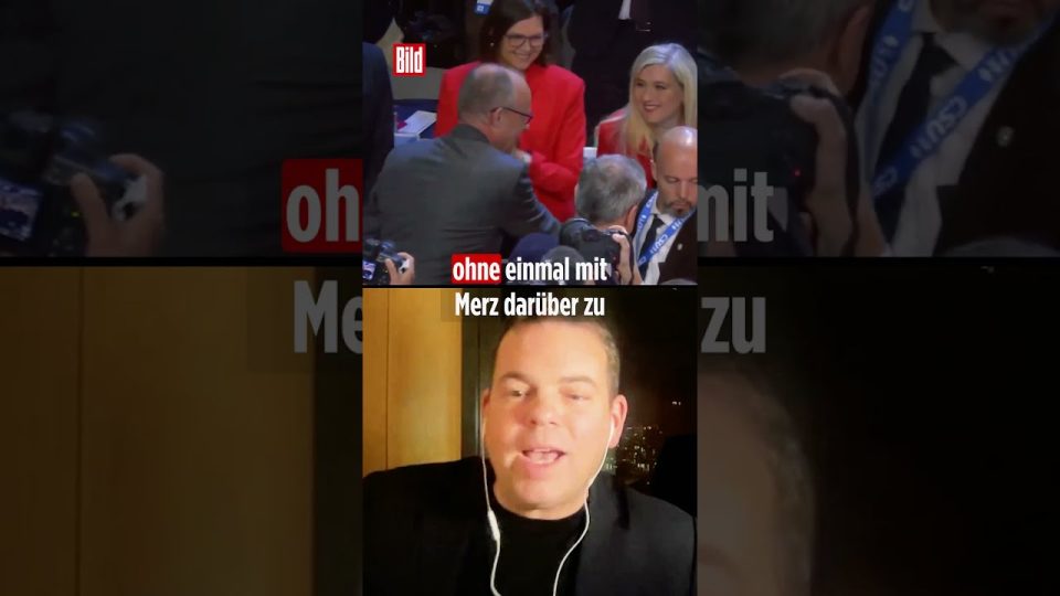 Friedrich Merz und Markus Söder bei einem Treffen der Union – Merz Söder Streit um Kandidatin Eigner
