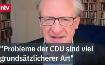 Albrecht von Lucke im TV-Interview zur Kanzlerdebatte und der politischen Lage in Deutschland