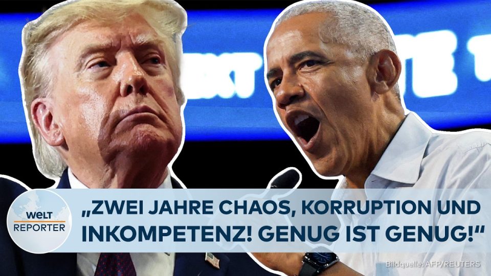 Barack Obama und Donald Trump beim US-Midterms-Wahlkampf 2026 in verschiedenen Bundesstaaten