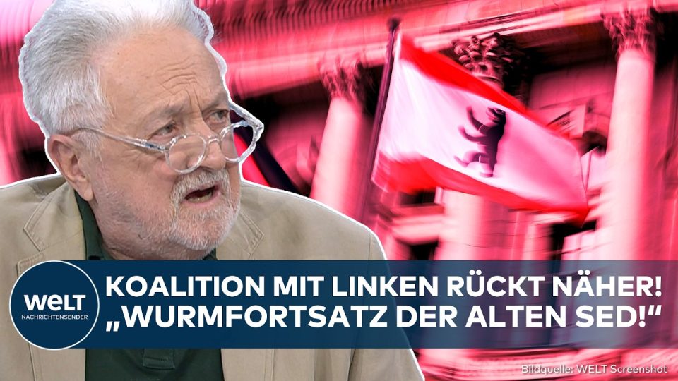 Koalition mit der Linken – Berliner Abgeordnetenhaus – Sitz möglicher Koalitionsverhandlungen zwischen SPD, Grünen und der L…