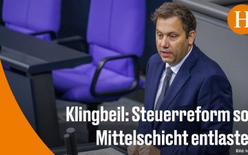 Lars Klingbeil spricht im Bundestag zur geplanten Steuerreform und Entlastung der Bürger