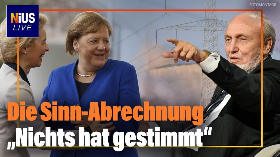 Professor Hans-Werner Sinn bei einem Vortrag zur deutschen Wirtschaftspolitik und Merkels Erbe – Hans-Werner Sinn Merkel Abr…