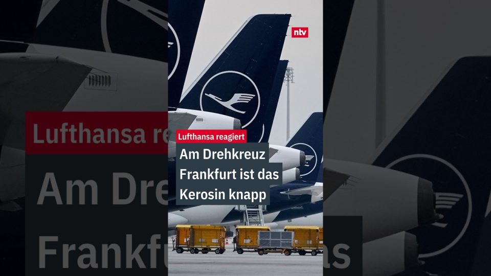 Kerosinengpass Frankfurt – Flugzeug wird am Flughafen Frankfurt betankt – Kerosinengpass bedroht die Versorgung