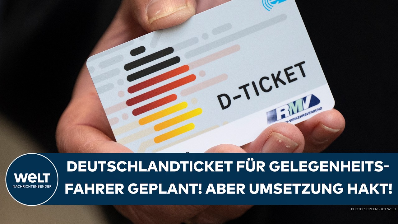 Fahrgäste steigen in einen Regionalzug ein – Symbolbild für das geplante Deutschlandticket Light für Gelegenheitsfahrer