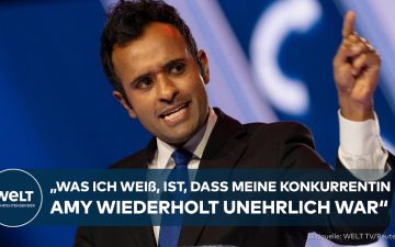 Wahlkampfplakate in Ohio – US-Wahlkampf Schmutzkampagne zwischen Ramaswamy und Acton