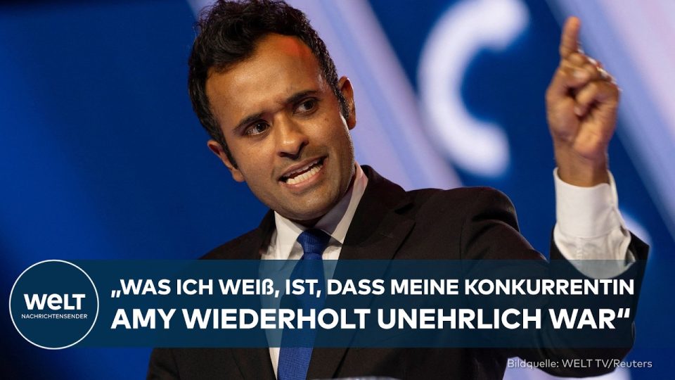 Wahlkampfplakate in Ohio – US-Wahlkampf Schmutzkampagne zwischen Ramaswamy und Acton