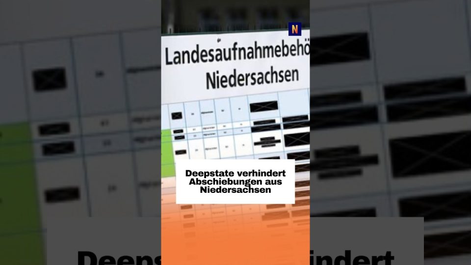 Abschiebeleaks Niedersachsen – Gestempelte Behördendokumente zu Abschiebeleaks aus Niedersachsen liegen auf einem Tisch