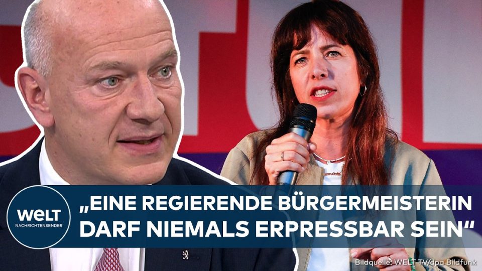 Kai Wegner, Regierender Bürgermeister von Berlin, spricht über die Berliner Koalition und die Sicherheitslage in der Stadt