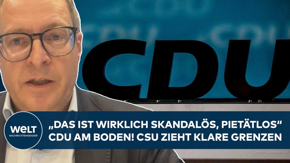 CDU-Krisengipfel: CSU-Generalsekretär Martin Huber spricht über den Forderungskatalog der Unions-Ministerpräsidenten