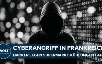 Hackerangriff Kühlsysteme – Ausgefallene Kühltheke in einem französischen Supermarkt nach einem Hackerangriff auf Kühlsysteme