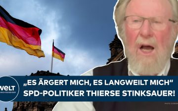 Wolfgang Thierse spricht am Tag der Deutschen Einheit über Ost-West-Unterschiede und Deutsche Einheit