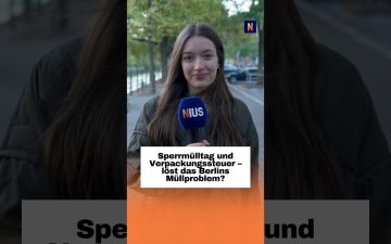 Sperrmüll und alte Möbel auf einem Berliner Gehweg – Berlins Müllproblem im Stadtbild