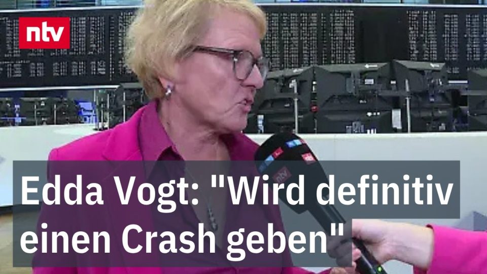 Börsenkurs auf einem Bildschirm bricht ein – KI-Euphorie verliert an Schwung