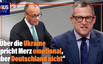 Friedrich Merz und Alice Weidel im Bundestag bei der Debatte über Ukraine-Milliarden und deutsche Haushaltspolitik
