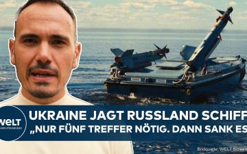 Seedrohne Ukraine – Ukrainische Seedrohne Magura V7 auf dem Schwarzen Meer im Einsatz gegen russische Kriegsschiffe