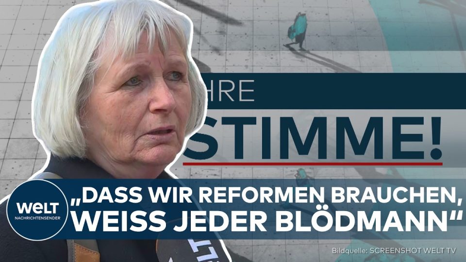 Passanten auf einer Berliner Straße diskutieren – Symbol für den Vertrauensverlust in die politische Mitte