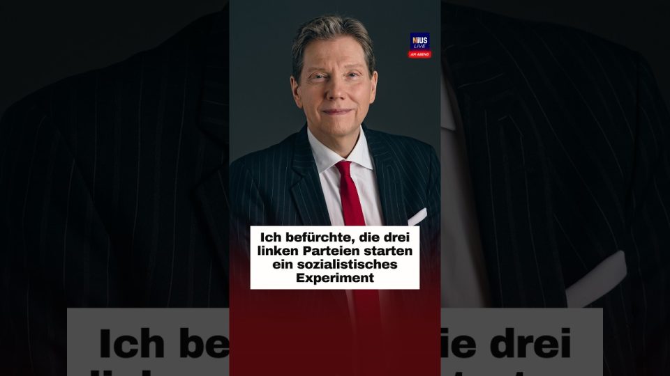 sozialistisches Experiment Berlin – Berliner Reichstag bei Nacht – Symbol für das sozialistisches Experiment durch ein linke…