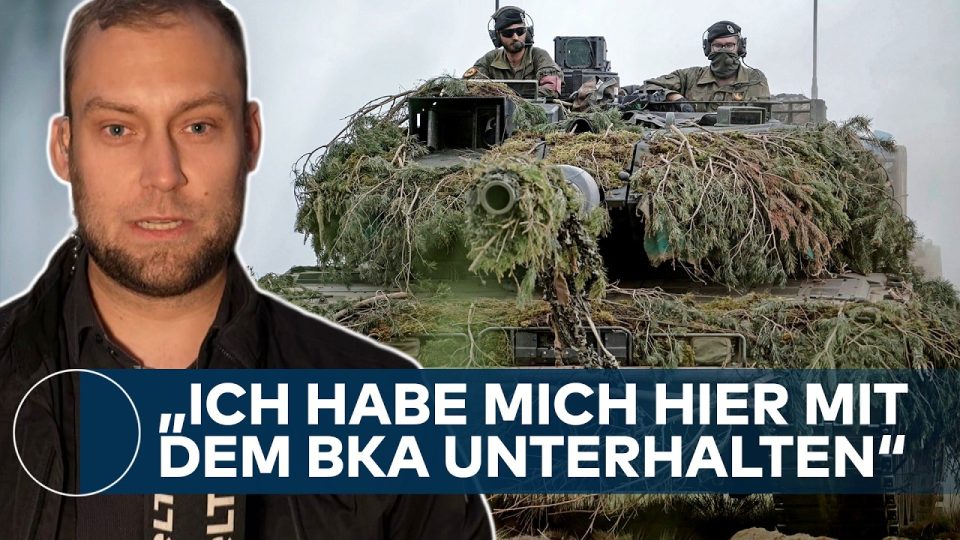 Polizeiabsperrung in Eisenhüttenstadt nach Festnahme im Spionagefall Brandenburg mit russischem Geheimdienstbezug
