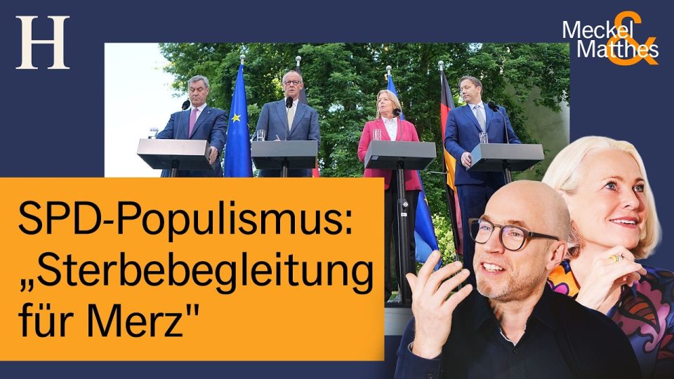 Koalitionsstreit Union SPD – Koalitionsstreit Union und SPD – leerer Plenarsaal im Deutschen Bundestag mit CDU- und SPD-Frak…