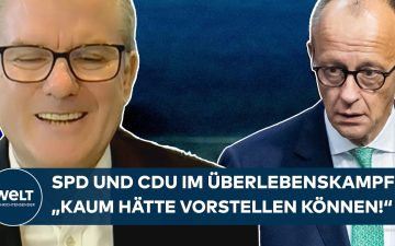 Politische Wahlplakate zur Saarland-Landtagswahl mit Symbolen von CDU, SPD und AfD