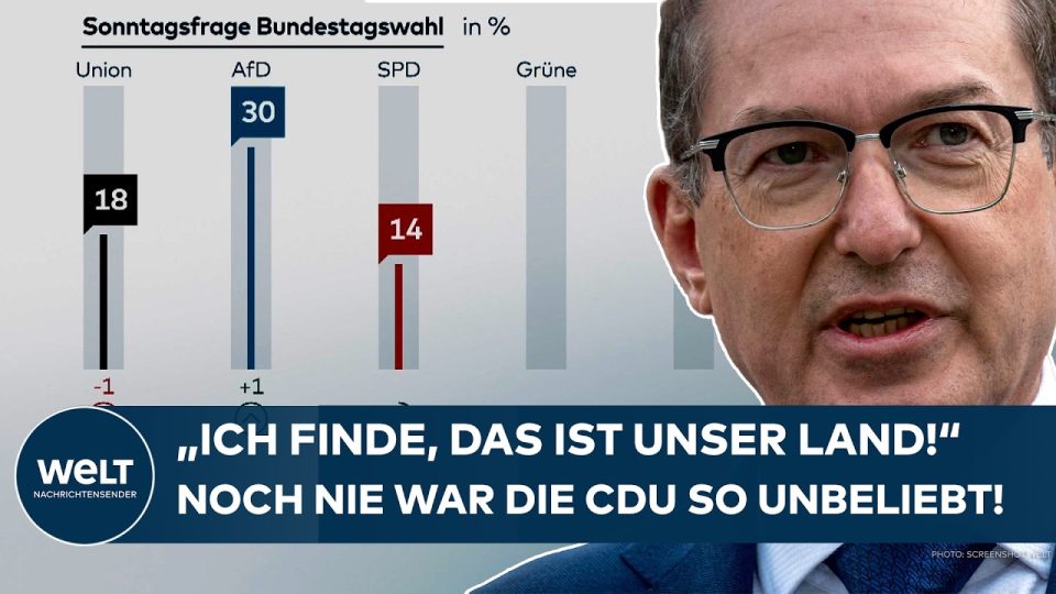 Friedrich Merz und Alexander Dobrindt bei CDU-Veranstaltung – Union Umfragetief auf historischem Stand
