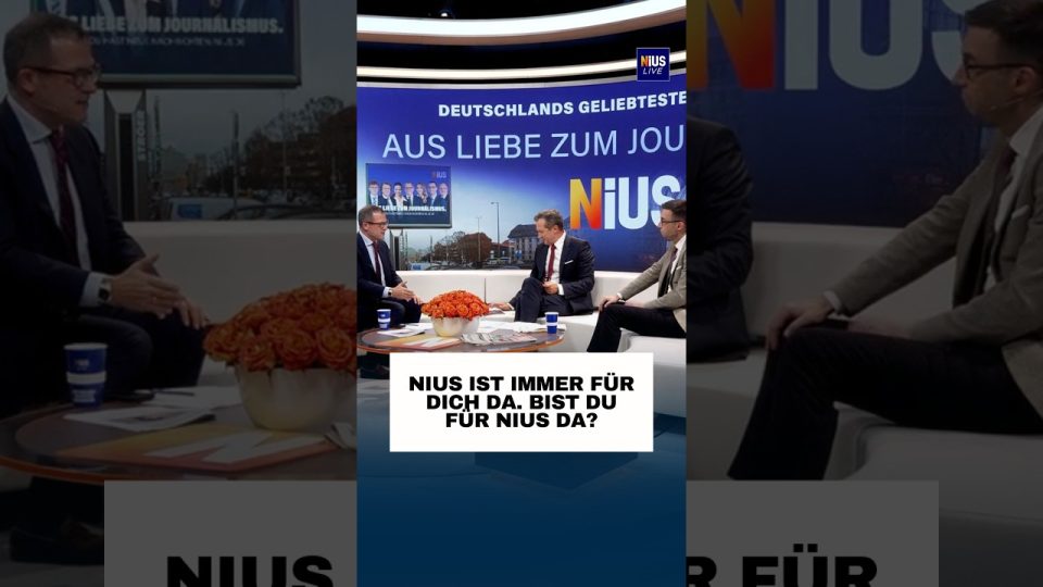Smartphone mit geöffnetem NIUS-Nachrichtenportal – Symbol für Cancel Culture und neue Medien in Deutschland