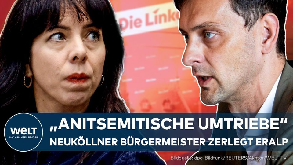 Antisemitismus Berliner Linke – Martin Hikel, SPD-Bezirksbürgermeister von Berlin-Neukölln, warnt vor Antisemitismus in der …