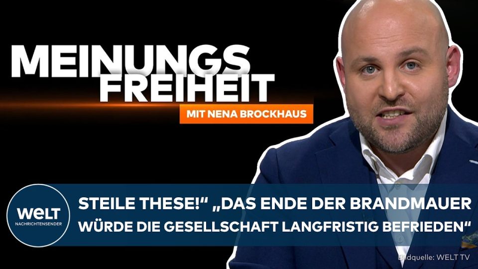 Brandmauer AfD – Markus Frohnmaier (AfD) diskutiert in einer Talkshow über die Brandmauer gegen die AfD und gesellschaftlich…