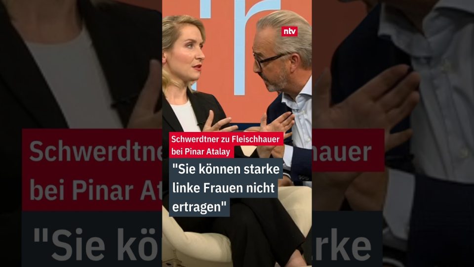 Diskussionsrunde bei ntv zur Linkspartei Hamas-Debatte mit Schwerdtner und Fleischhauer