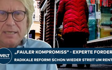 Professor Bernt Raffelhüschen diskutiert Rente mit 70 als Lösung für die deutsche Rentenreform