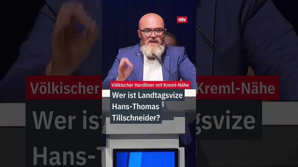 AfD-Politiker Hans-Thomas Tillschneider, neuer Vize-Landtagspräsident in Sachsen-Anhalt, vor dem Landtagsgebäude