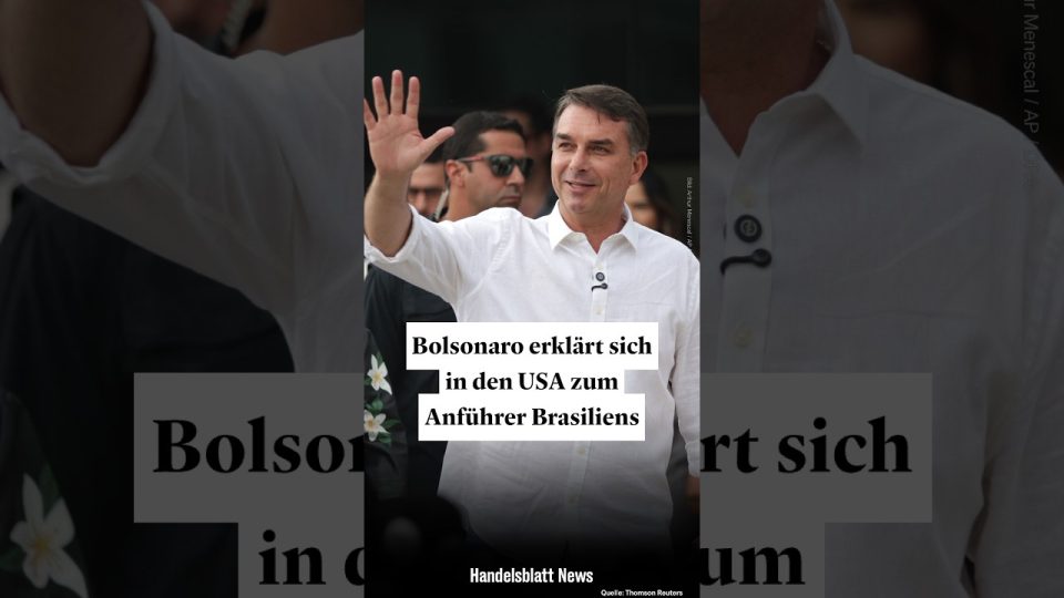 Flavio Bolsonaro bei seiner Ankunft in Miami – brasilianischer Senator im US-Exil nach Wahlniederlage