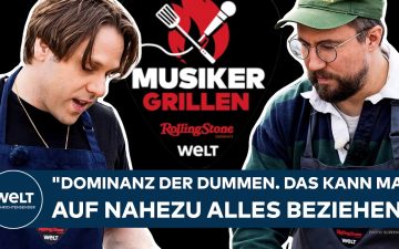 Prinz Pi Karriereende – Rapper Prinz Pi auf einem Berliner Rooftop beim Interview über sein Karriereende nach 30 Jahren Deut…