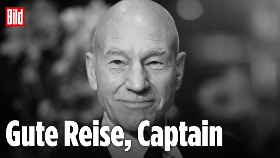 Porträt von Patrick Stewart alias Captain Jean-Luc Picard – Patrick Stewart gestorben im Alter von 86 Jahren