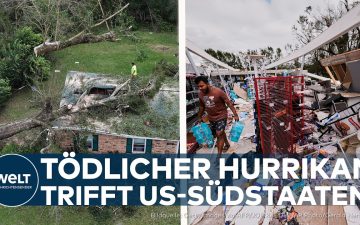 Hurrikan Isaias: Zerstörte Küstenregion in Florida nach dem Landfall des Sturms mit 165 km/h