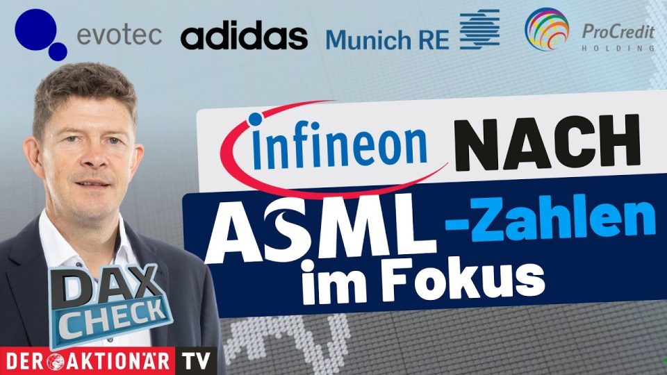 Frankfurter Börse mit DAX-Kurstafel – DAX-Analyse zu Adidas, Evotec und Infineon