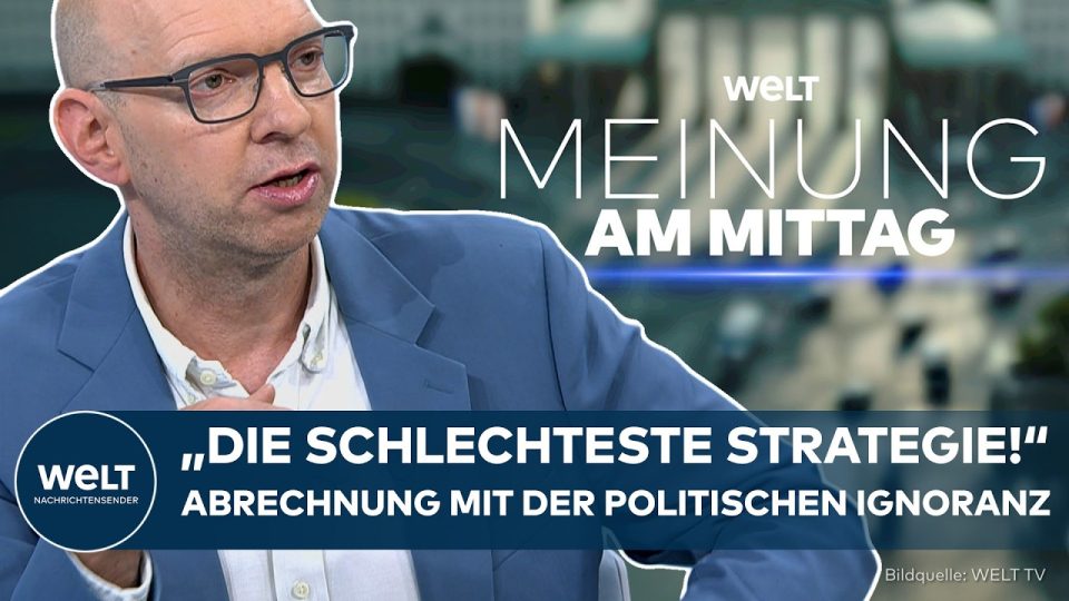 Andreas Rosenfelder im WELT-Studio kommentiert politische Stabilität und die Bundesregierung