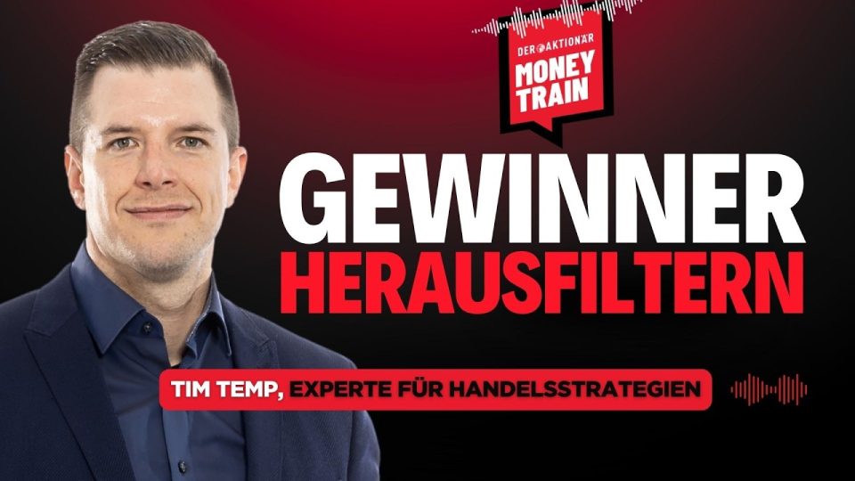 Kursdiagramm mit wenigen stark steigenden Gewinneraktien und vielen flachen Verläufen an der Börse