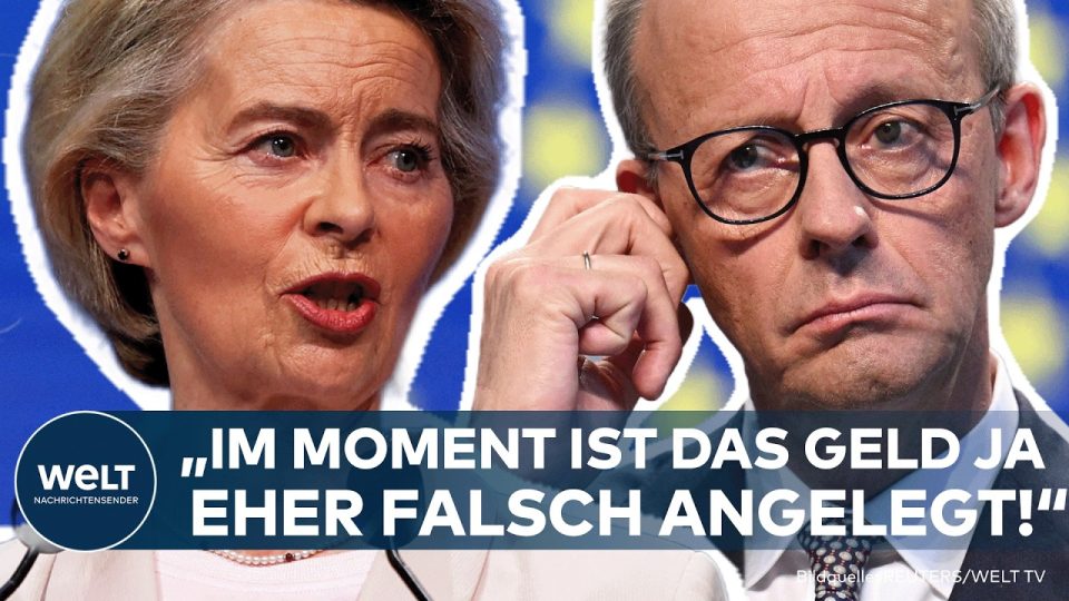 Europaflagge vor dem Bundestag in Berlin – Debatte um den EU-Beitrag Deutschlands