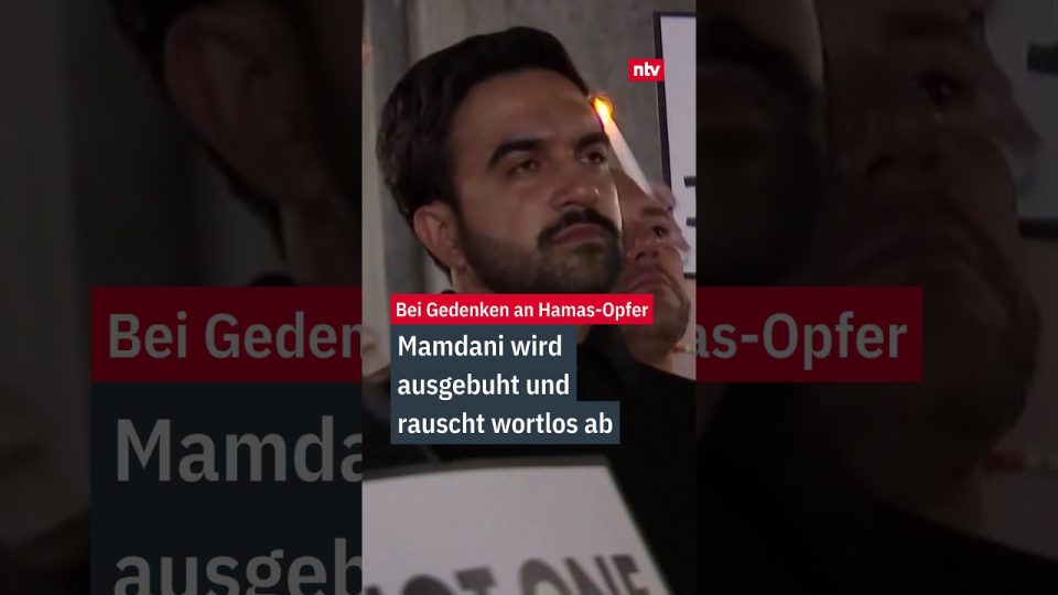 Mamdani Hamas-Gedenken – New Yorker Bürgermeister Zoran Mamdani beim Hamas-Gedenken am Union Square wird ausgebuht
