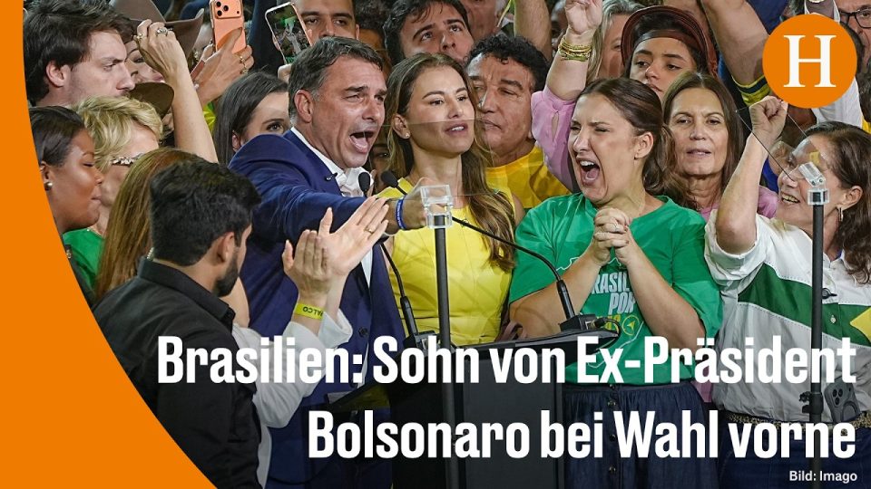 Brasilien Stichwahl – Wahlkampfszene in Brasilien zur Stichwahl zwischen Flavio Bolsonaro und Lula da Silva