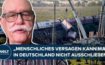 Hochgeschwindigkeitszug auf einer Schienenstrecke – Zugunglück Spanien wirft Sicherheitsfragen auf
