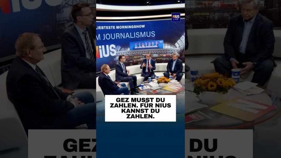NIUS-Logo auf einem Bildschirm – das Portal führt ein freiwilliges NIUS Abo für 5 Euro im Monat ein