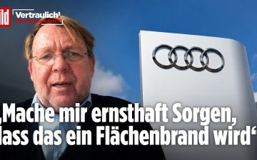 Leeres Audi-Werk in Ingolstadt – Symbol der Autoindustrie Krise in Deutschland
