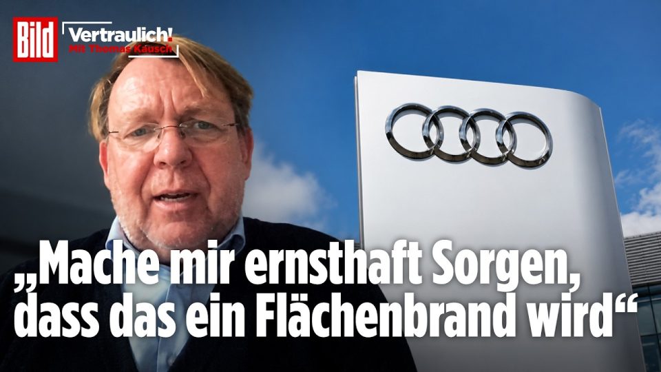 Leeres Audi-Werk in Ingolstadt – Symbol der Autoindustrie Krise in Deutschland