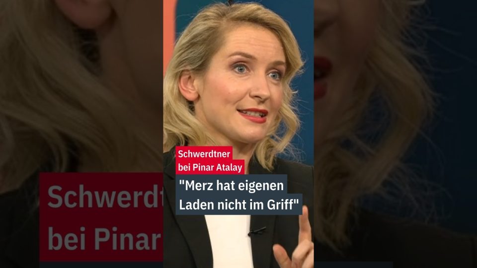 Ines Schwerdtner kritisiert Friedrich Merz scharf wegen mangelnder Kontrolle über die CDU und die Debatte um die AfD