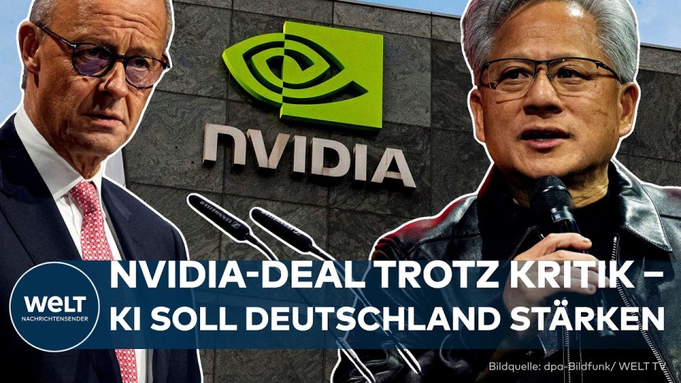 industrielle KI Deutschland – Jensen Huang von Nvidia und Bundesregierung präsentieren Kooperation für industrielle KI in De…