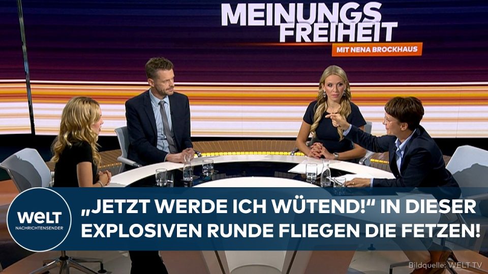 Meinungsfreiheit Debatte – Talkrunde zur Meinungsfreiheit-Debatte mit Diskussion über Ukraine-Krieg und Antisemitismus in De…